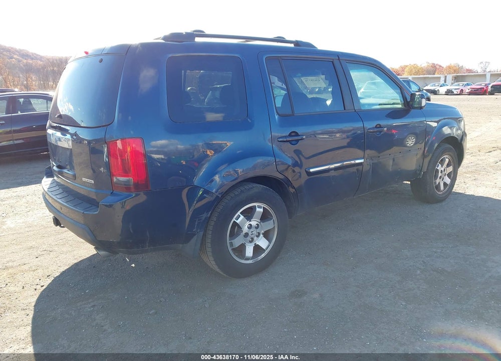 2009 HONDA PILOT TOURING VIN: 5FNYF48969B024118