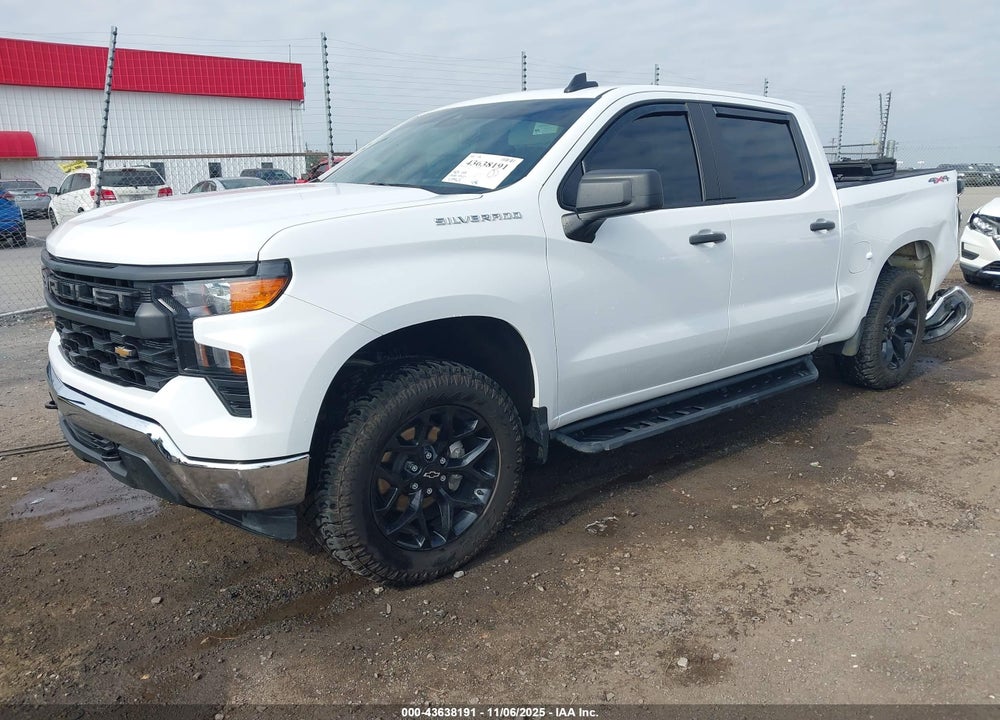 2024 CHEVROLET SILVERADO 1500 4WD  SHORT BED WT VIN: 1GCPDAEK2RZ313059