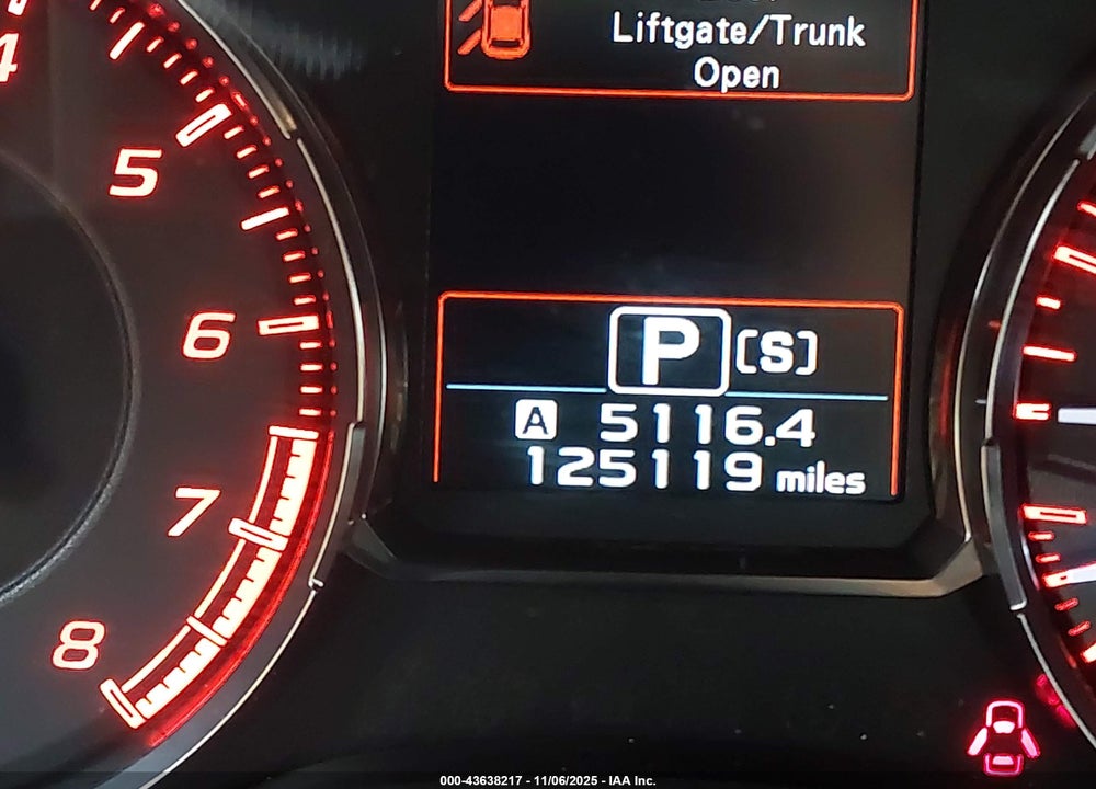 2015 SUBARU WRX LIMITED VIN: JF1VA1G67F8820319