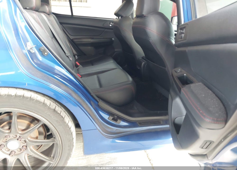 2015 SUBARU WRX LIMITED VIN: JF1VA1G67F8820319