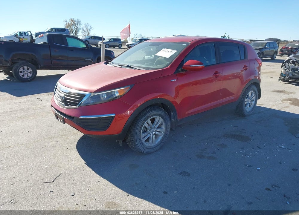 2011 KIA SPORTAGE LX VIN: KNDPBCA27B7070096