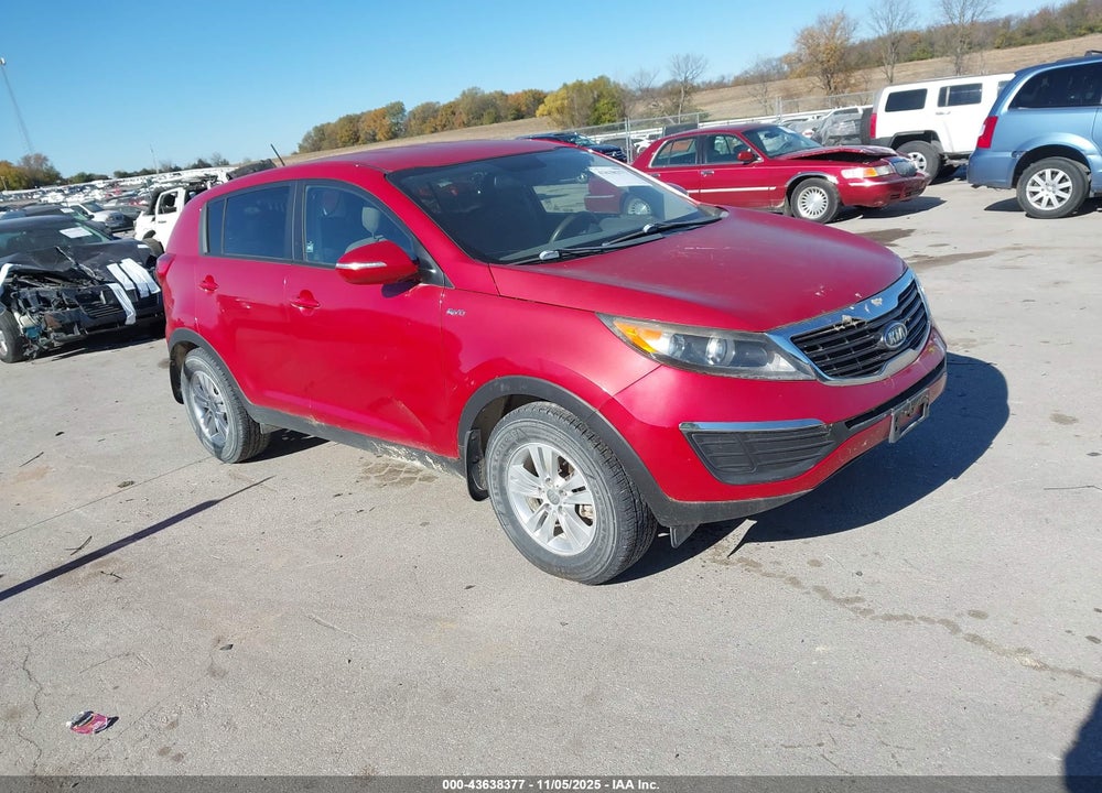 2011 KIA SPORTAGE LX VIN: KNDPBCA27B7070096