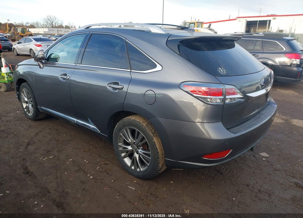 2013 LEXUS RX 450H VIN: JTJBC1BA6D2438590