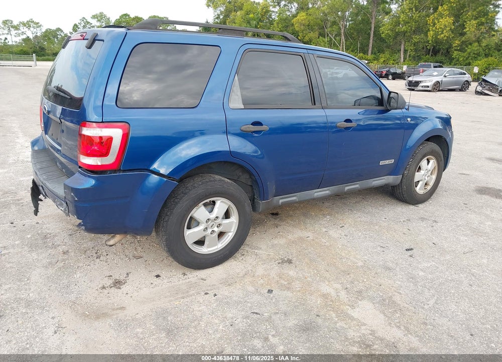 2008 FORD ESCAPE VIN: 1FMCU93128KD31152