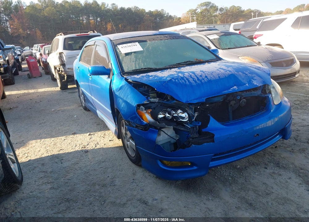 2008 TOYOTA COROLLA S VIN: 2T1BR32E48C909255