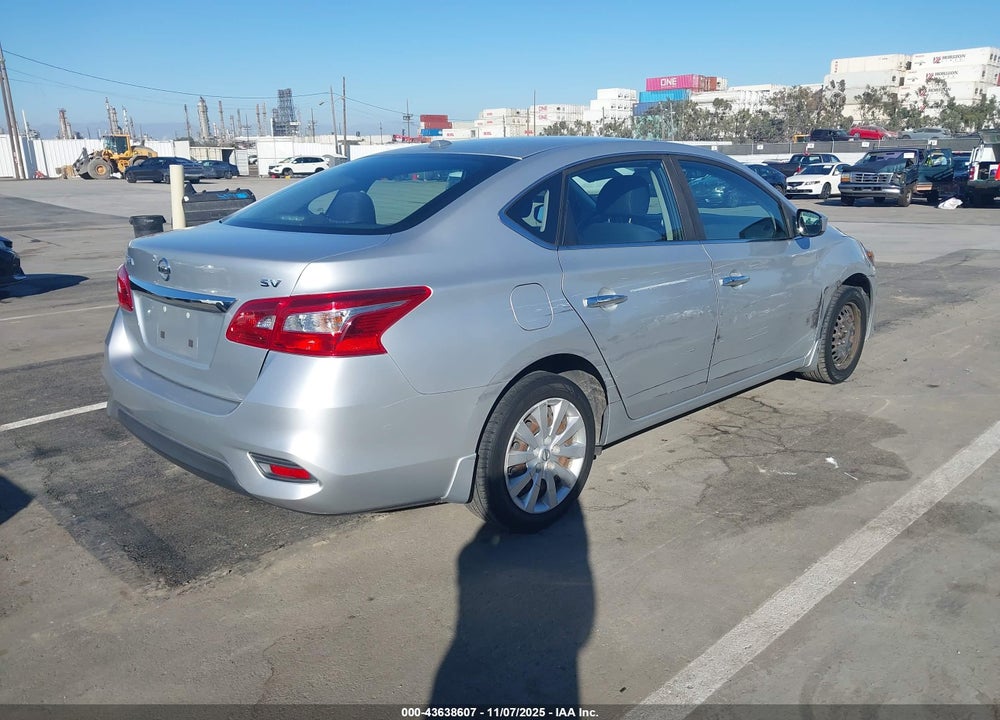 2016 NISSAN SENTRA SV VIN: 3N1AB7APXGY295369