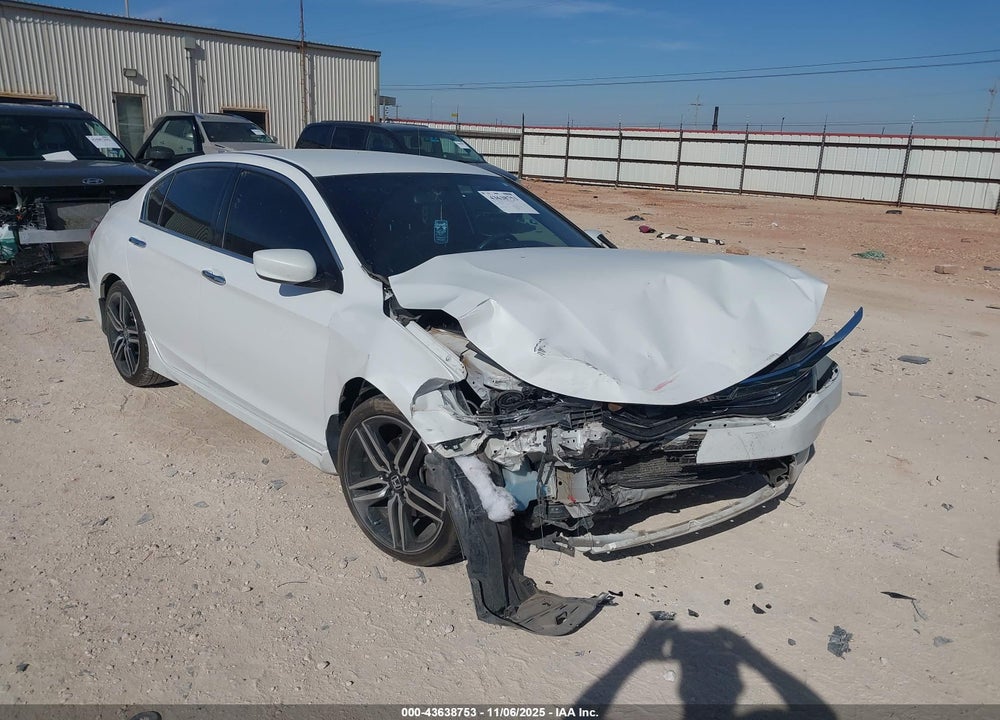 2016 HONDA ACCORD SPORT VIN: 1HGCR2F54GA128037