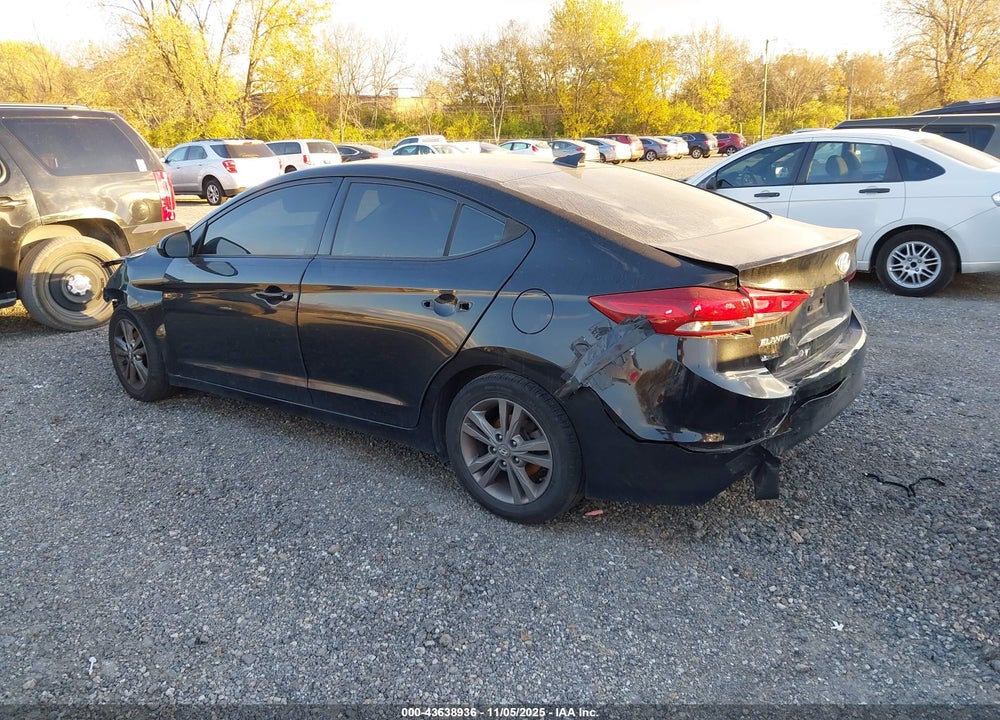 2018 HYUNDAI ELANTRA SEL VIN: 5NPD84LF7JH236036
