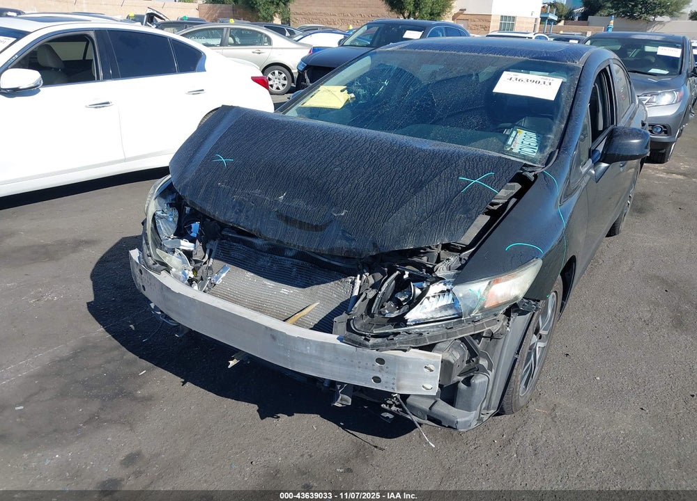 2013 HONDA CIVIC EX-L VIN: 19XFB2F99DE276583