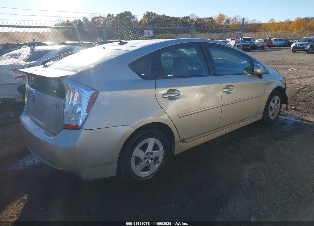 2011 TOYOTA PRIUS VIN: JTDKN3DU2B0259729