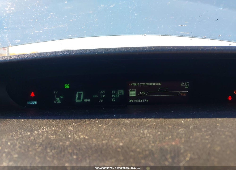2011 TOYOTA PRIUS VIN: JTDKN3DU2B0259729
