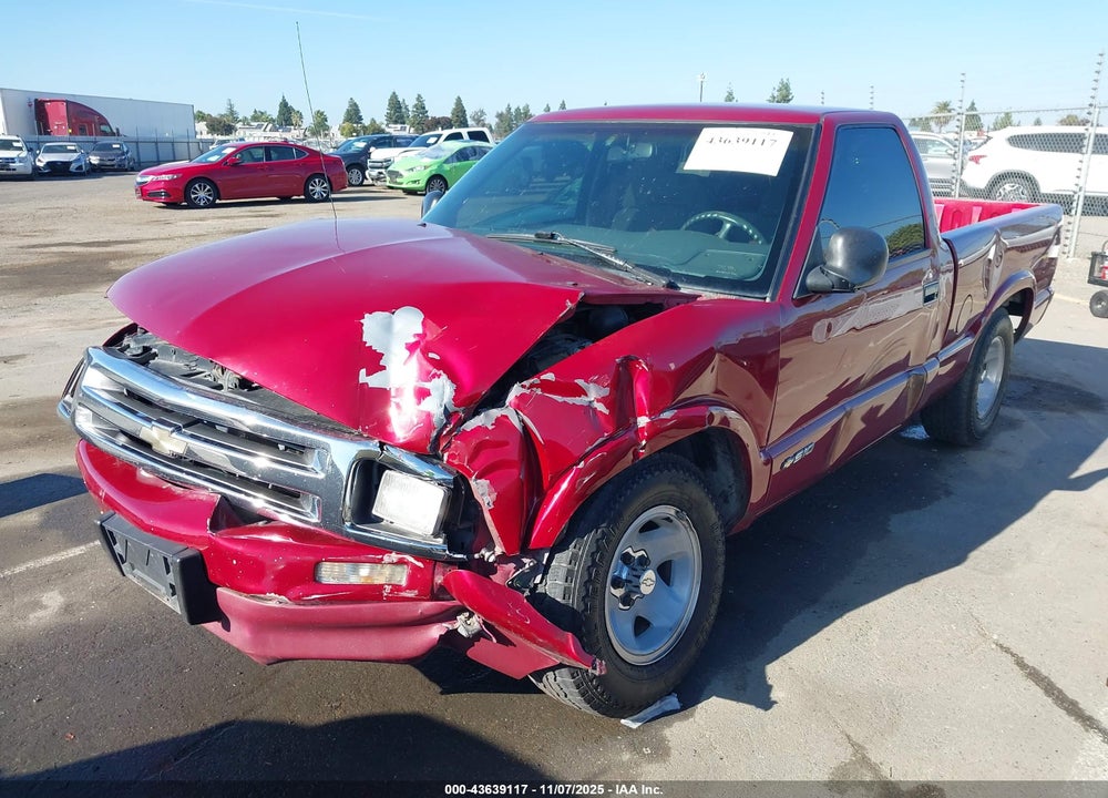 1996 CHEVROLET S TRUCK S10 VIN: 1GCCS1444TK232409