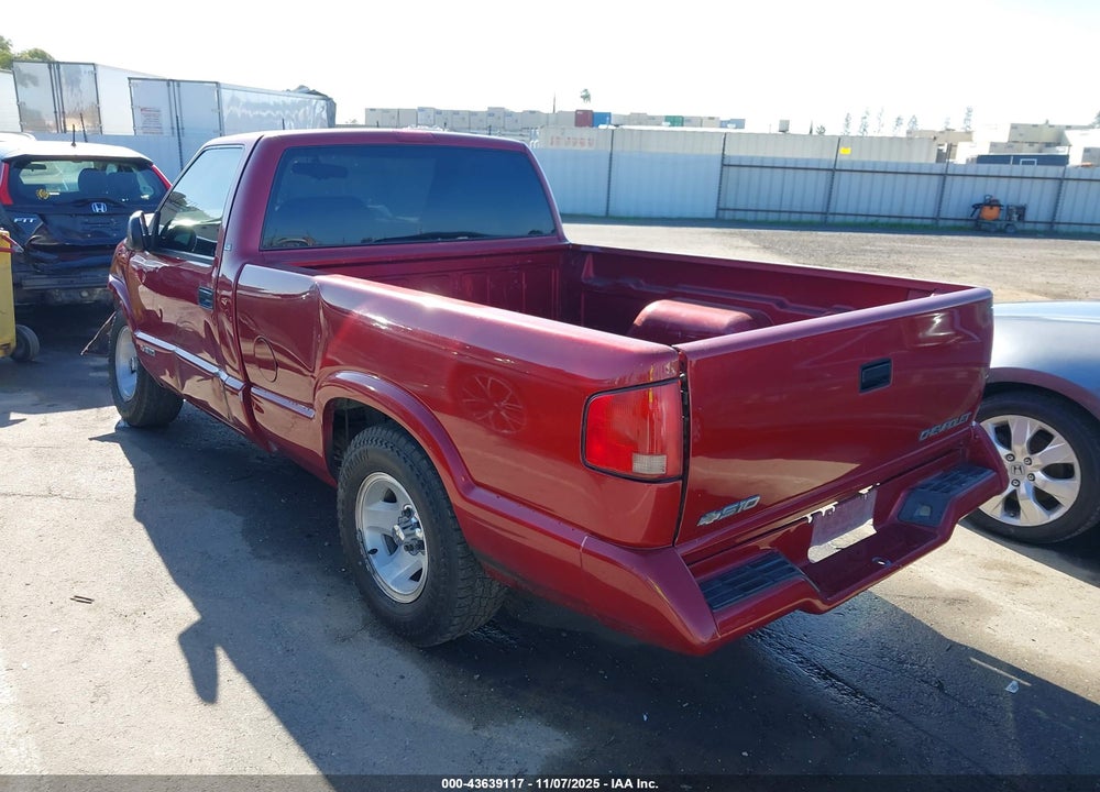 1996 CHEVROLET S TRUCK S10 VIN: 1GCCS1444TK232409