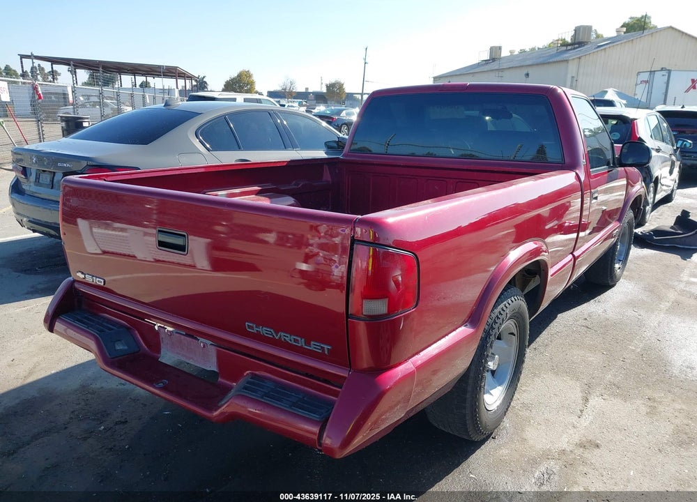 1996 CHEVROLET S TRUCK S10 VIN: 1GCCS1444TK232409