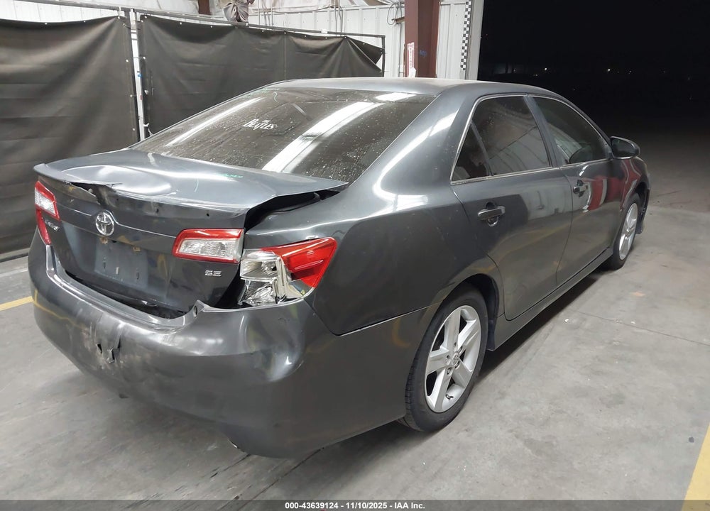 2012 TOYOTA CAMRY SE VIN: 4T1BF1FK0CU046829
