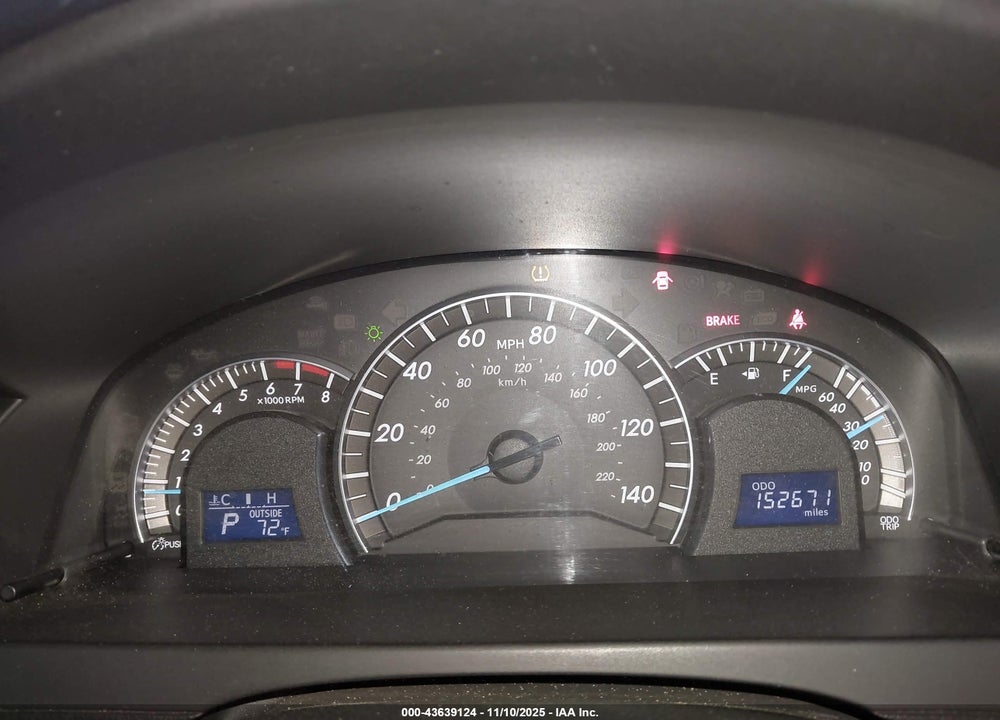 2012 TOYOTA CAMRY SE VIN: 4T1BF1FK0CU046829
