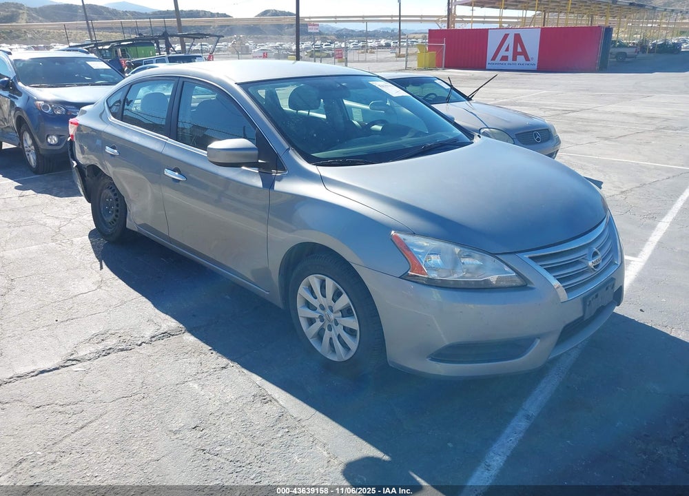 2014 NISSAN SENTRA S VIN: 3N1AB7AP6EL643873