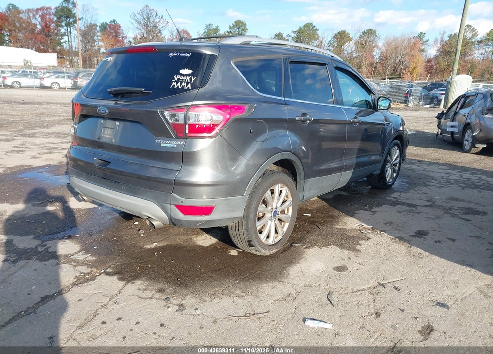 2017 FORD ESCAPE TITANIUM VIN: 1FMCU9J99HUA86296