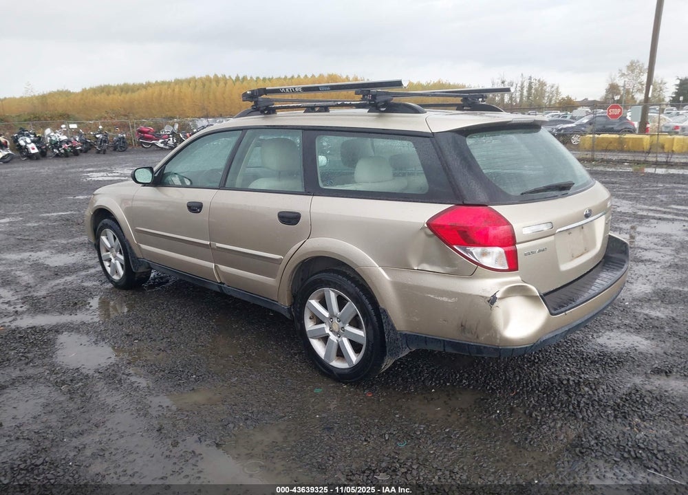 2008 SUBARU OUTBACK 2.5I/2.5I L.L. BEAN EDITION VIN: 4S4BP61C587346978