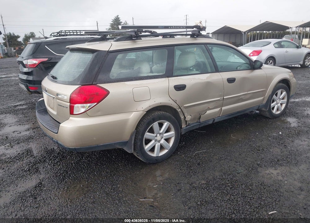 2008 SUBARU OUTBACK 2.5I/2.5I L.L. BEAN EDITION VIN: 4S4BP61C587346978