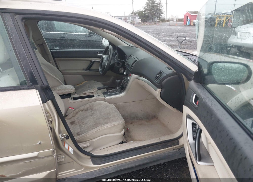 2008 SUBARU OUTBACK 2.5I/2.5I L.L. BEAN EDITION VIN: 4S4BP61C587346978