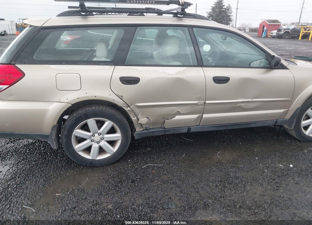 2008 SUBARU OUTBACK 2.5I/2.5I L.L. BEAN EDITION VIN: 4S4BP61C587346978