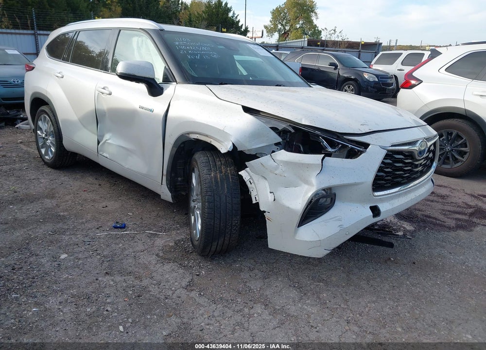 2021 TOYOTA HIGHLANDER HYBRID LIMITED VIN: 5TDYARAHXMS006576