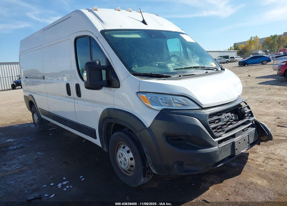 2023 RAM PROMASTER 2500 HIGH ROOF 159 WB VIN: 3C6LRVDG5PE525135