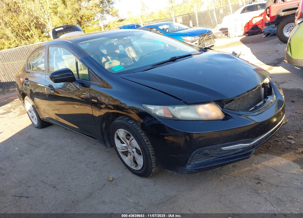 2015 HONDA CIVIC LX VIN: 19XFB2F50FE006044