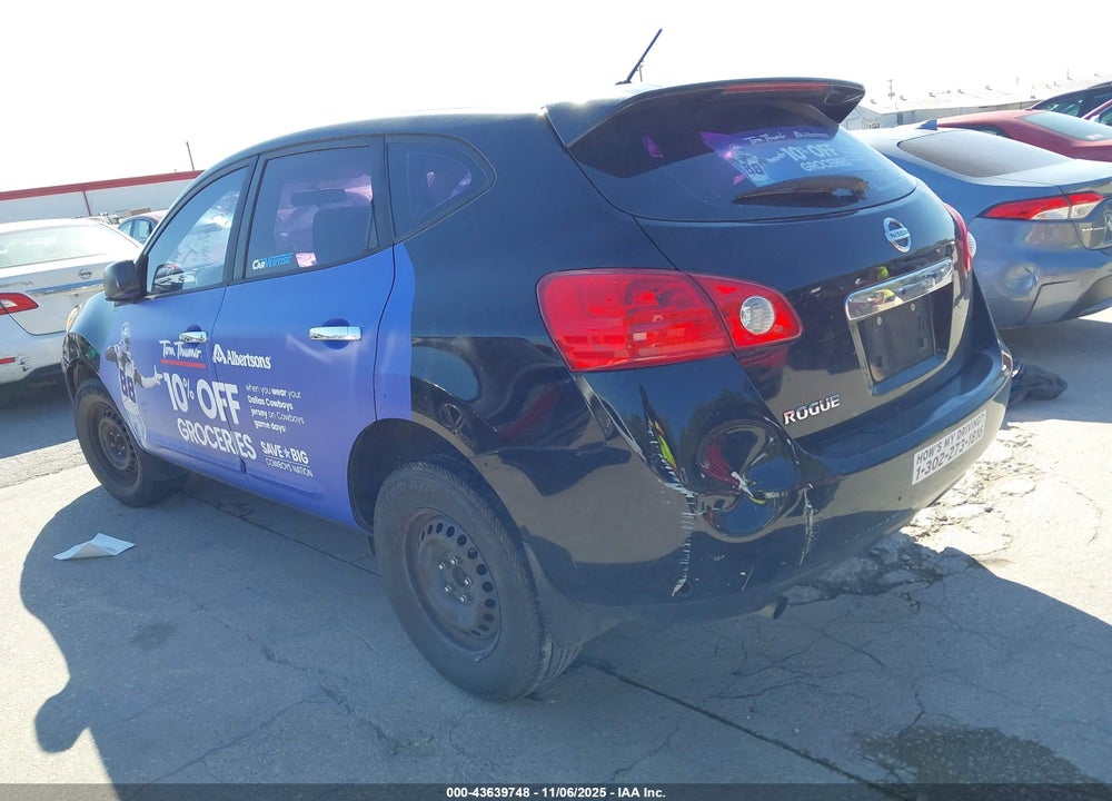 2013 NISSAN ROGUE S VIN: JN8AS5MT8DW547525
