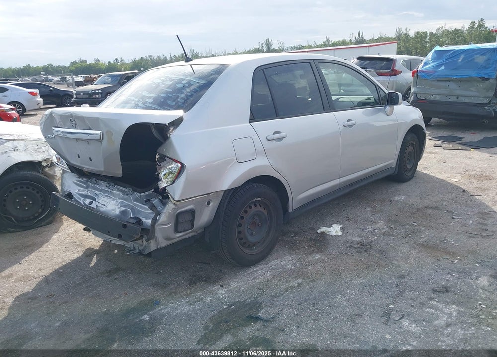 2010 NISSAN VERSA VIN: 3N1BC1AP7AL362562