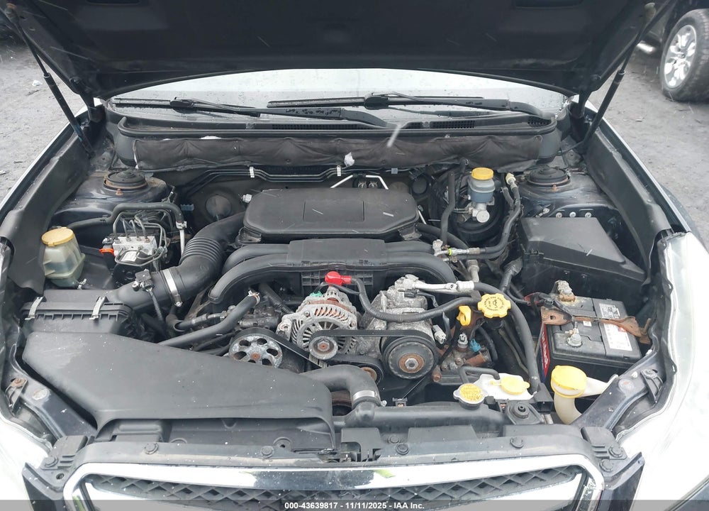 2012 SUBARU LEGACY 2.5I VIN: 4S3BMBA6XC3028290