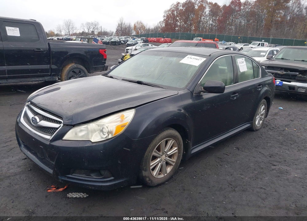 2012 SUBARU LEGACY 2.5I VIN: 4S3BMBA6XC3028290