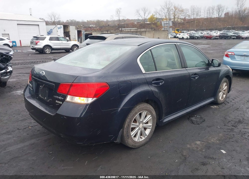 2012 SUBARU LEGACY 2.5I VIN: 4S3BMBA6XC3028290