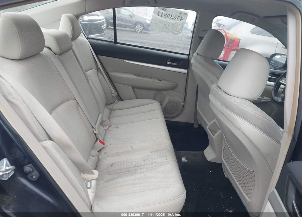 2012 SUBARU LEGACY 2.5I VIN: 4S3BMBA6XC3028290