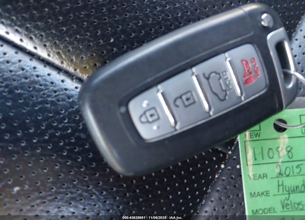 2015 HYUNDAI VELOSTER TURBO VIN: KMHTC6AE8FU228391
