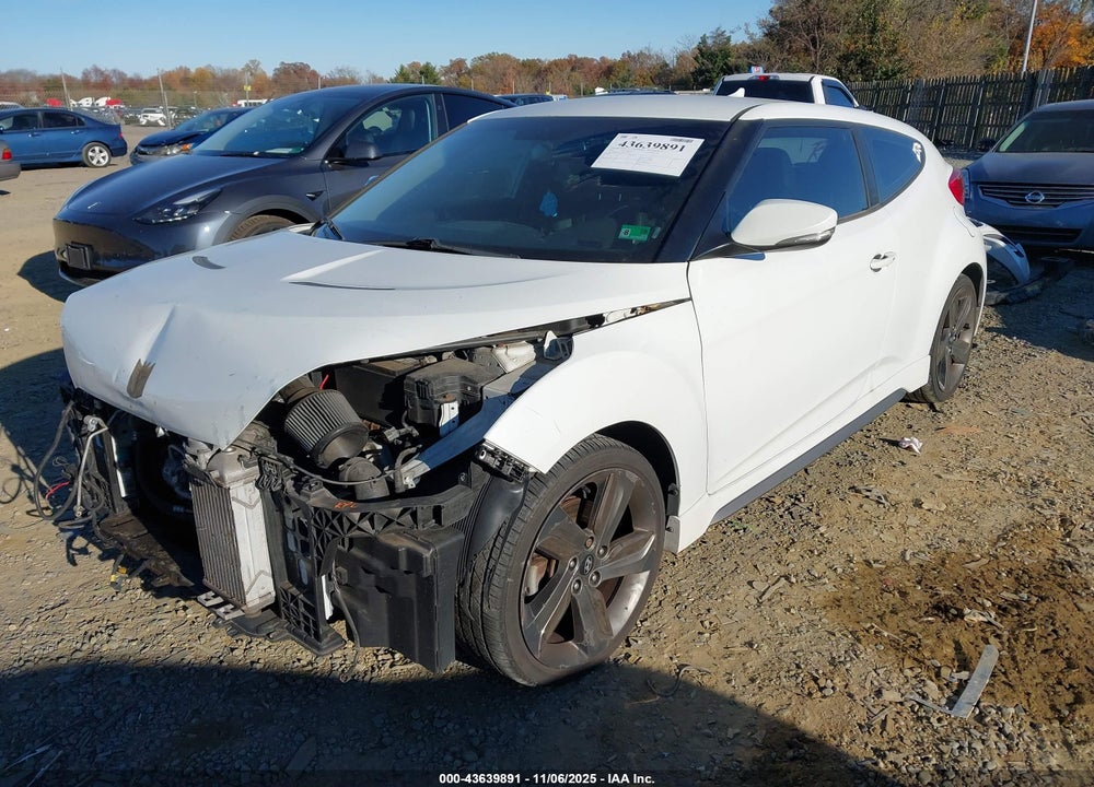 2015 HYUNDAI VELOSTER TURBO VIN: KMHTC6AE8FU228391