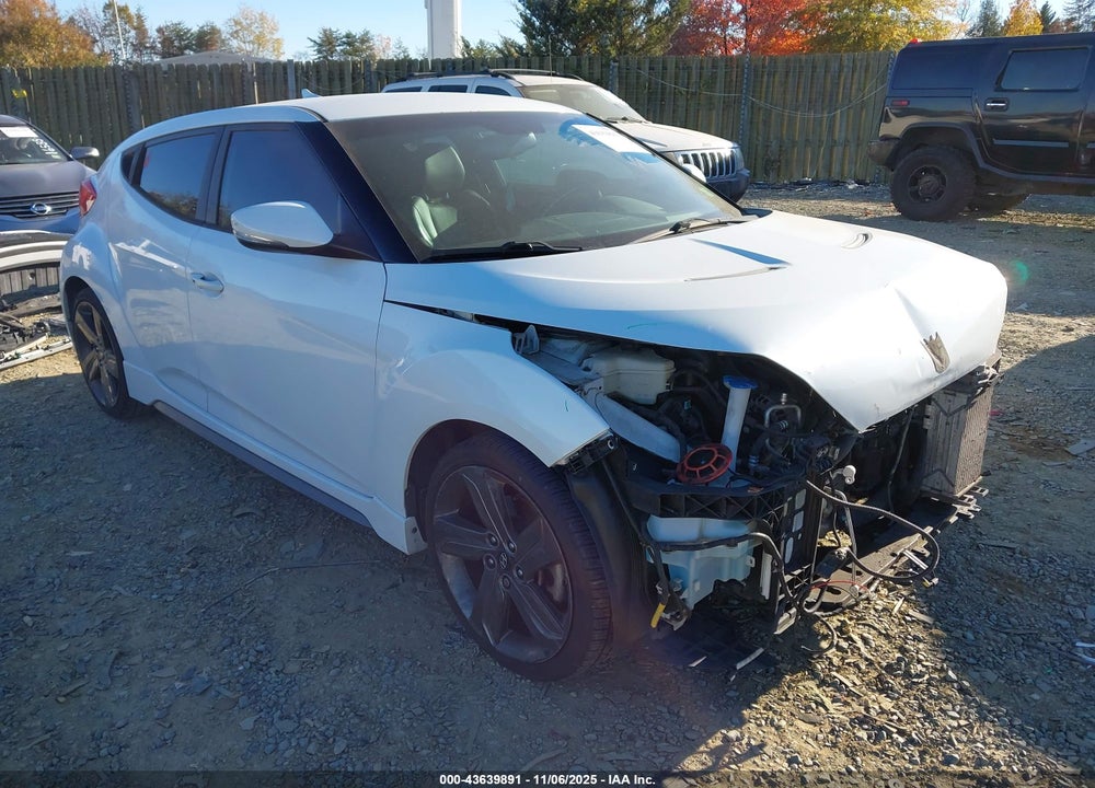 2015 HYUNDAI VELOSTER TURBO VIN: KMHTC6AE8FU228391