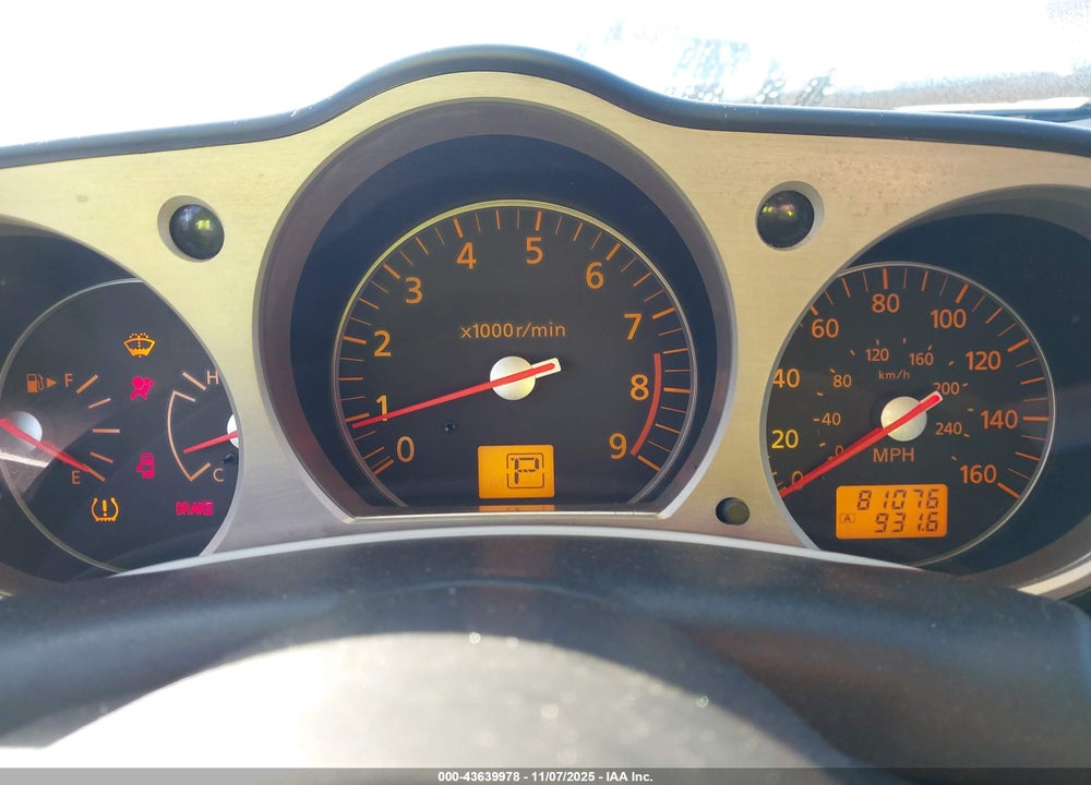 2008 NISSAN 350Z ENTHUSIAST VIN: JN1BZ34D68M701453
