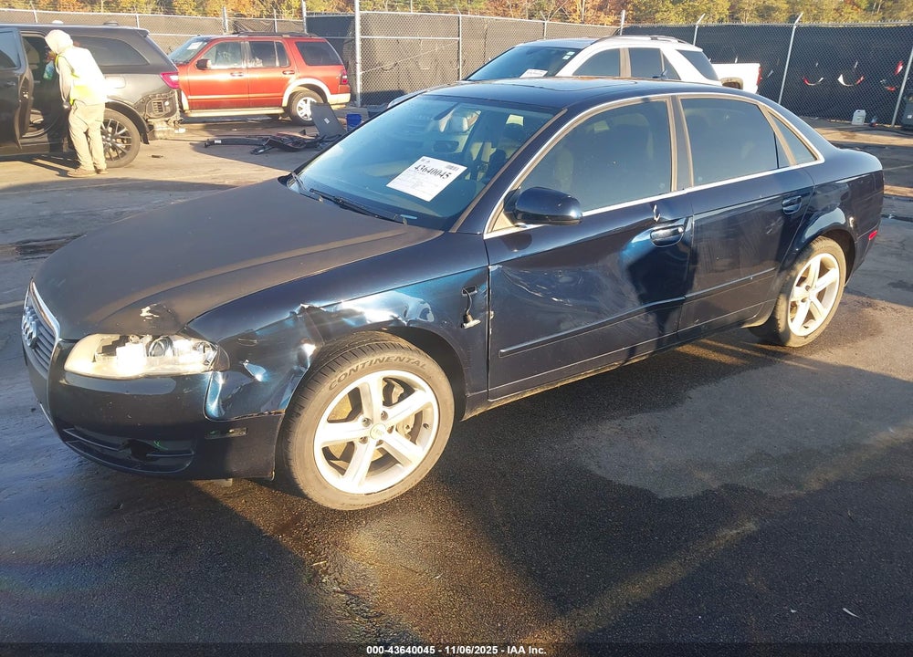 2007 AUDI A4 VIN: WAUDH78E37A112926
