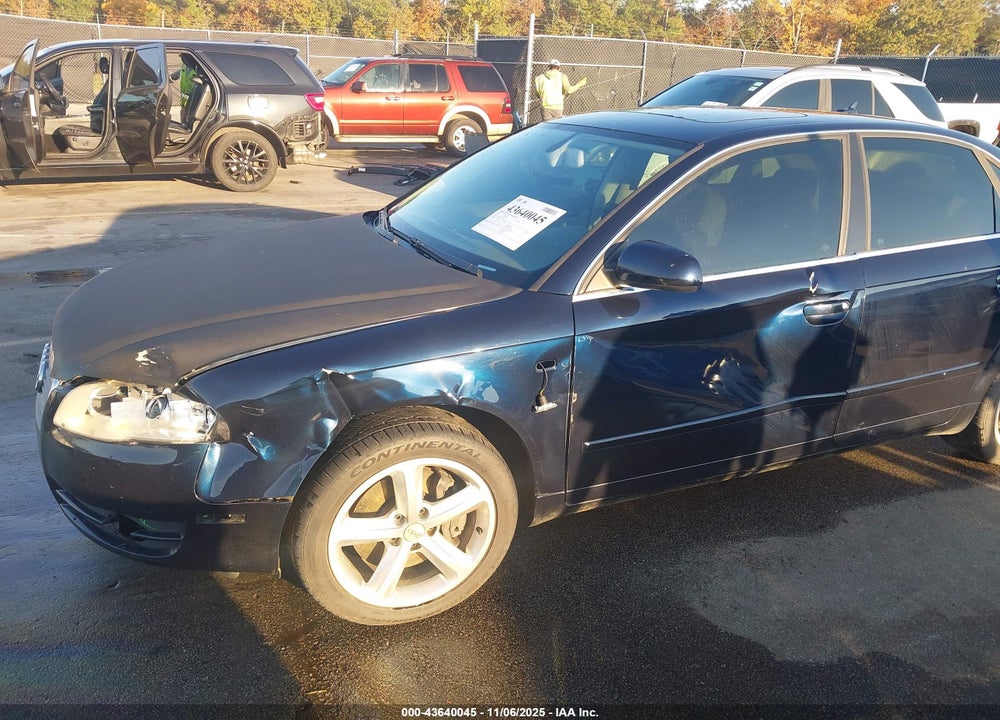 2007 AUDI A4 VIN: WAUDH78E37A112926