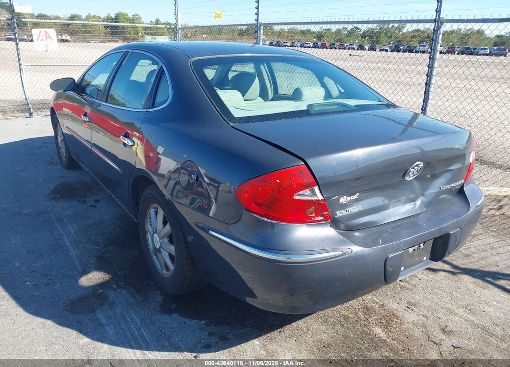 2008 BUICK LACROSSE CXL VIN: 2G4WD582X81207539