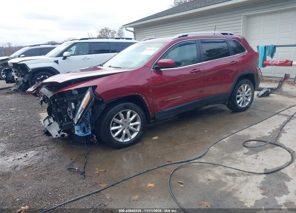 2016 JEEP CHEROKEE LIMITED VIN: 1C4PJMDB3GW182122