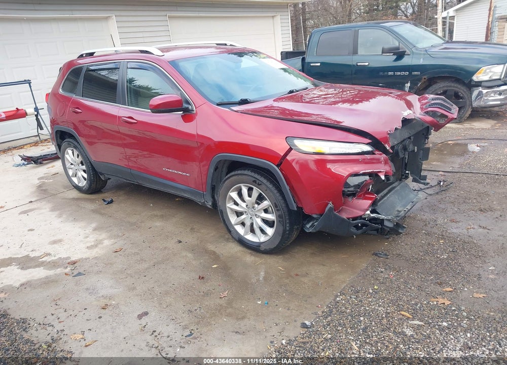 2016 JEEP CHEROKEE LIMITED VIN: 1C4PJMDB3GW182122