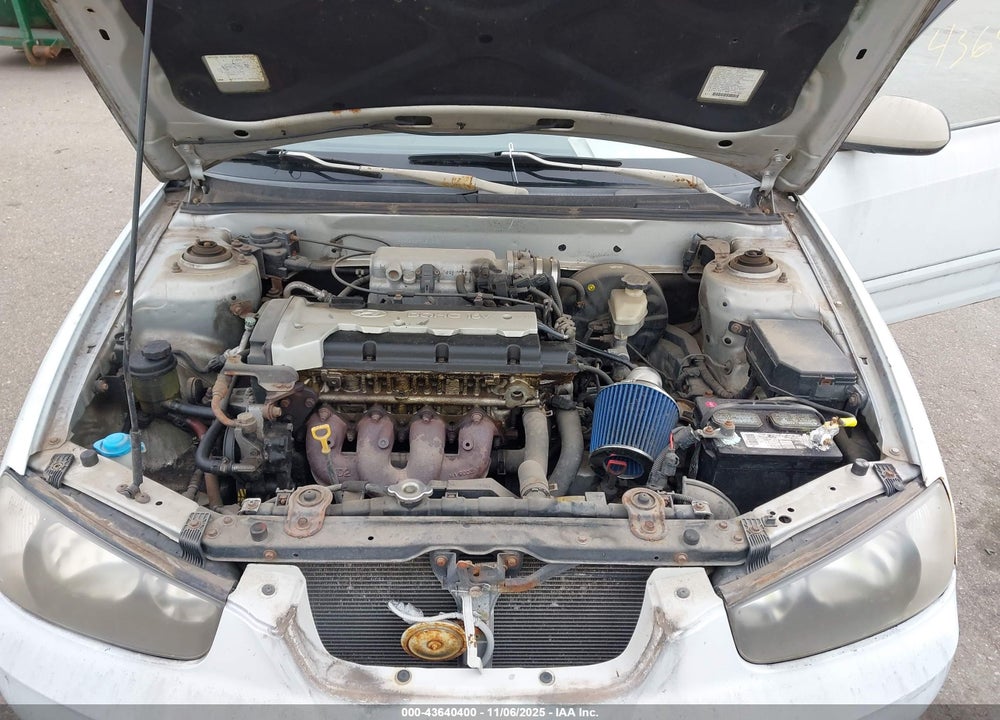 2001 HYUNDAI ELANTRA GLS VIN: KMHDN45D51U054762