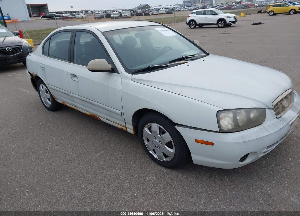 2001 HYUNDAI ELANTRA GLS VIN: KMHDN45D51U054762