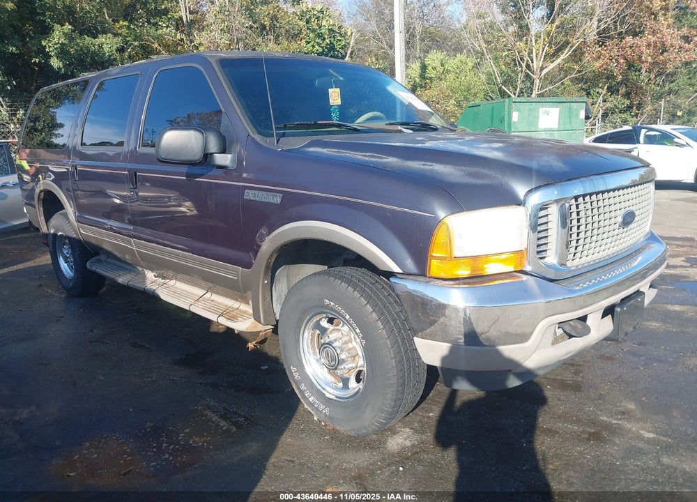 2000 FORD EXCURSION LIMITED VIN: 1FMNU43S5YEC33347