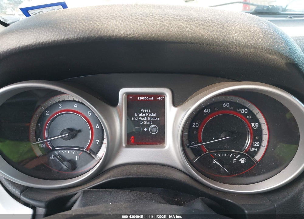 2011 DODGE JOURNEY VIN: 3D4PG7FG6BT544678