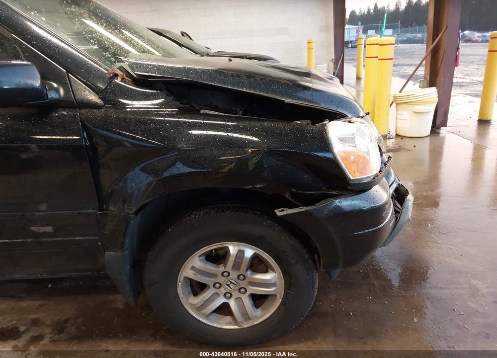 2005 HONDA PILOT EX-L VIN: 2HKYF18585H554081