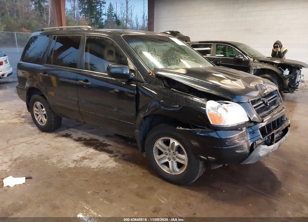 2005 HONDA PILOT EX-L VIN: 2HKYF18585H554081